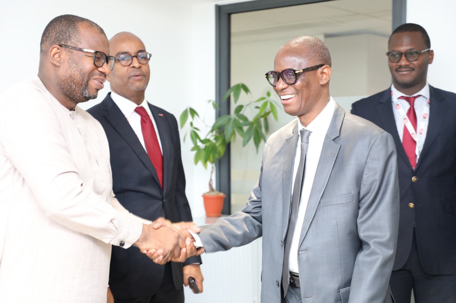 Visite président de l'AMF-UMOA